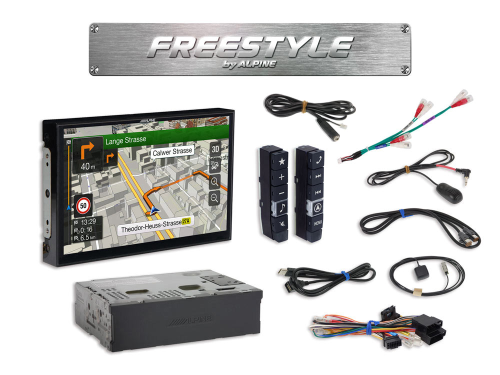 Обновленная мультимедийная навигационная система Alpine Freestyle X902D-F!