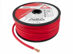 Aura PCC-514R медный силовой кабель 6AWG (13.8мм2) красный
