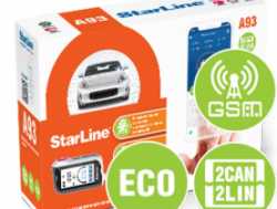 StarLine A93 V2 2CAN+2LIN GSM ECO автосигнализация с автозапуском